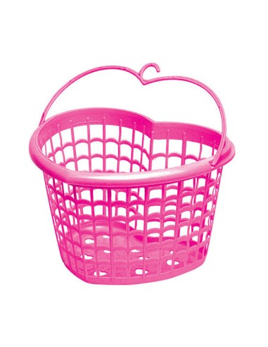 cestino portamollette a forma di cuore - con gancio - colori assortiti: tuttocasashop.live: prodotti per bucato e tessuti