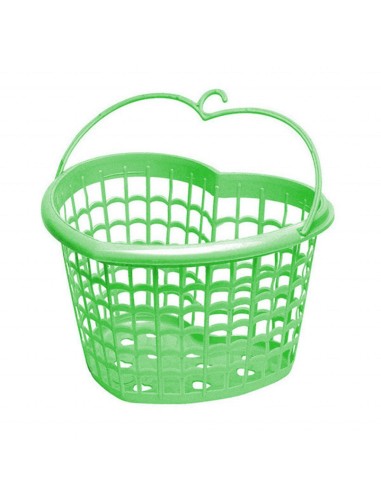 cestino portamollette a forma di cuore - con gancio - colori assortiti: tuttocasashop.live: prodotti per bucato e tessuti