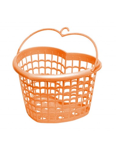cestino portamollette a forma di cuore - con gancio - colori assortiti: tuttocasashop.live: prodotti per bucato e tessuti