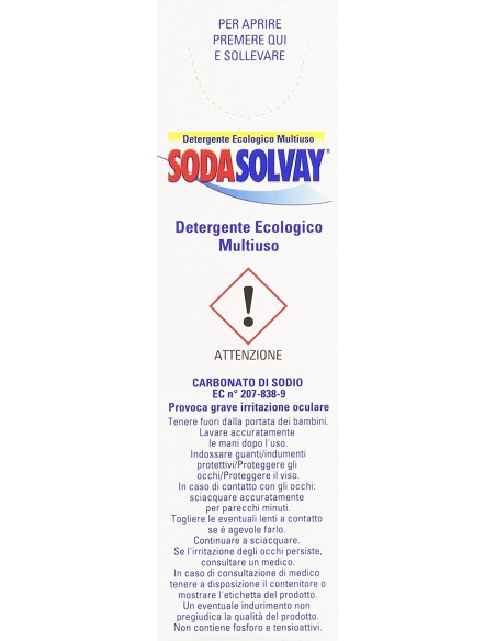 soda solvay - detergente ecologico multiuso - 1kg - economico - efficace: tuttocasashop.live: pulizia e cura della casa