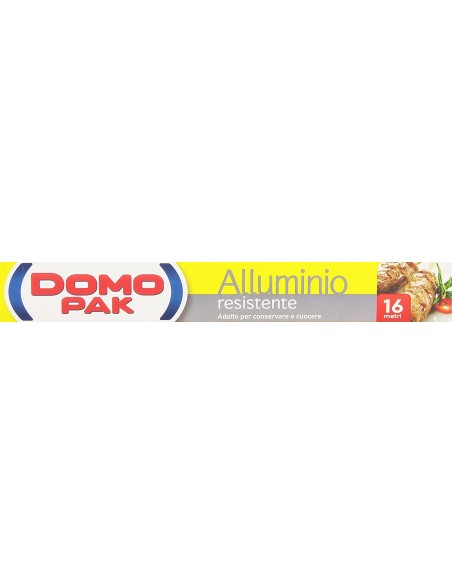 domopak alluminio per alimenti - 16 metri: tuttocasashop.live: carta & monouso