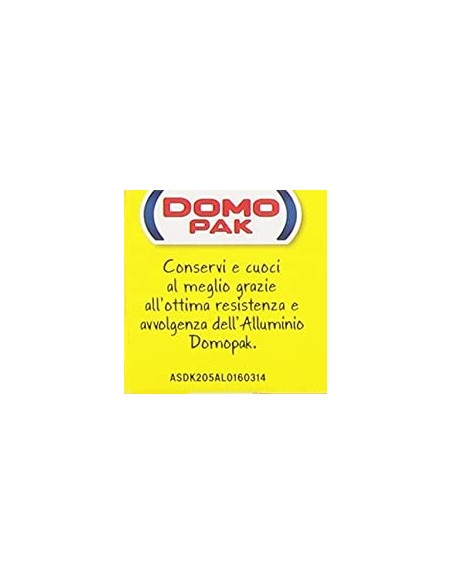 domopak alluminio per alimenti - 16 metri: tuttocasashop.live: carta & monouso