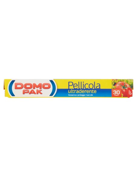 domopak pellicola per alimenti ultraderente - 30 metri: tuttocasashop.live: carta & monouso