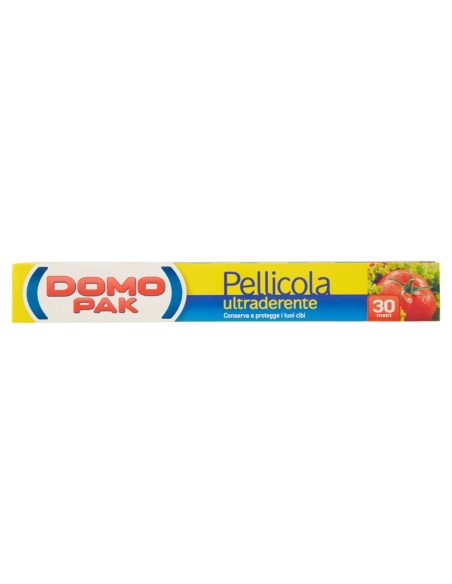 domopak pellicola per alimenti ultraderente - 30 metri: tuttocasashop.live: carta & monouso