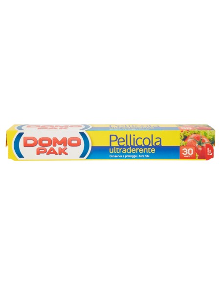domopak pellicola per alimenti ultraderente - 30 metri: tuttocasashop.live: carta & monouso