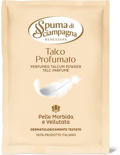 spuma di sciampagna talco in busta - 75 grammi: tuttocasashop.live: igiene e cura della persona