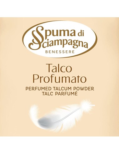 spuma di sciampagna talco in busta - 75 grammi: tuttocasashop.live: igiene e cura della persona