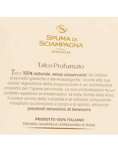spuma di sciampagna talco in busta - 75 grammi: tuttocasashop.live: igiene e cura della persona