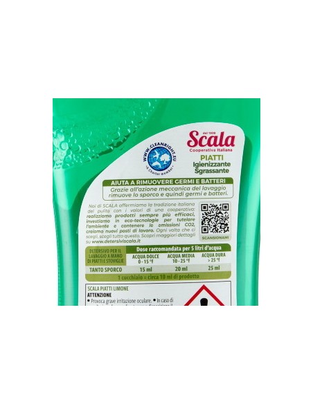 scala detersivo a mano per piatti e stoviglie - 750ml - limone: tuttocasashop.live: pulizia e cura della casa