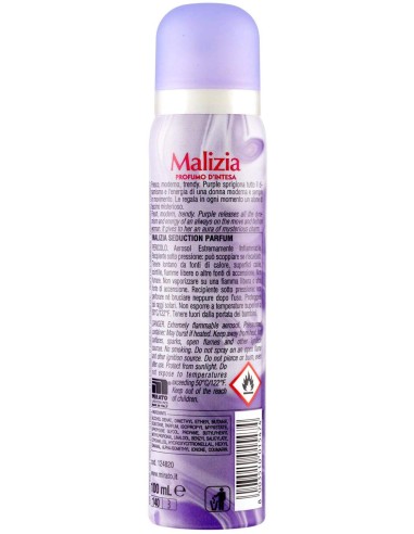 malizia deodorante spray donna - 100ml - purple: tuttocasashop.live: igiene e cura della persona