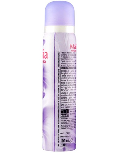 malizia deodorante spray donna - 100ml - purple: tuttocasashop.live: igiene e cura della persona