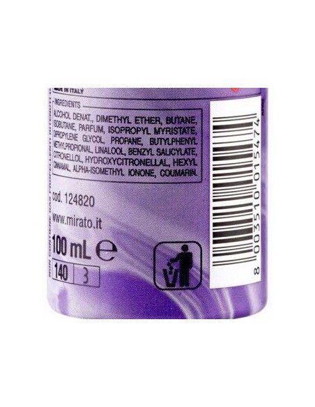 malizia deodorante spray donna - 100ml - purple: tuttocasashop.live: igiene e cura della persona