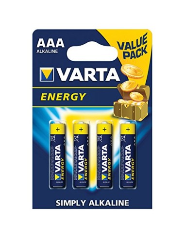 varta energy pile formato aaa ministilo alcaline 1.5v - 4 pezzi: tuttocasashop.live: altro - bazar