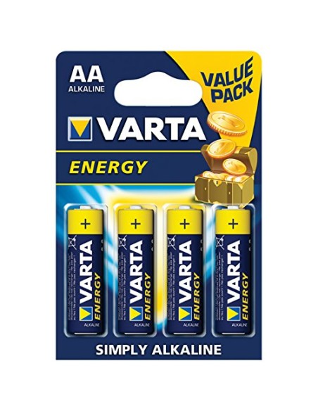 varta energy pile formato aa stilo alcaline 1.5v - 4 pezzi: tuttocasashop.live: altro - bazar