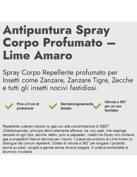 zig zag insetti-via antipuntura zanzare e zecche 100ml - lime amaro: tuttocasashop.live: igiene e cura della persona