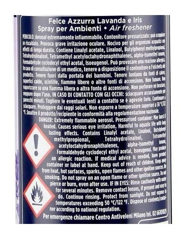 felce azzurra aria di casa deodorante - spray 250ml - lavanda e iris: tuttocasashop.live: pulizia e cura della casa