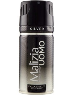 malizia uomo deodorante spray - 150ml - silver: tuttocasashop.live: igiene e cura della persona