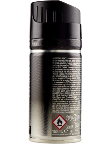 malizia uomo deodorante spray - 150ml - silver: tuttocasashop.live: igiene e cura della persona