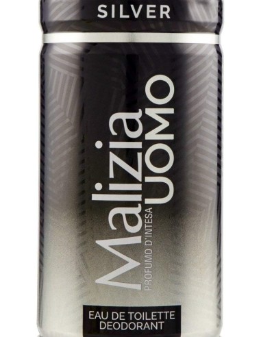 malizia uomo deodorante spray - 150ml - silver: tuttocasashop.live: igiene e cura della persona
