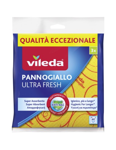 vileda pannogiallo - 3 panni multiuso: tuttocasashop.live: pulizia e cura della casa