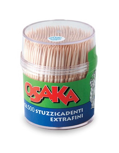 osaka stuzzicadenti in barattolo - 500 pezzi: tuttocasashop.live: carta & monouso