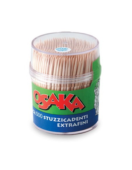 osaka stuzzicadenti in barattolo - 500 pezzi: tuttocasashop.live: carta & monouso