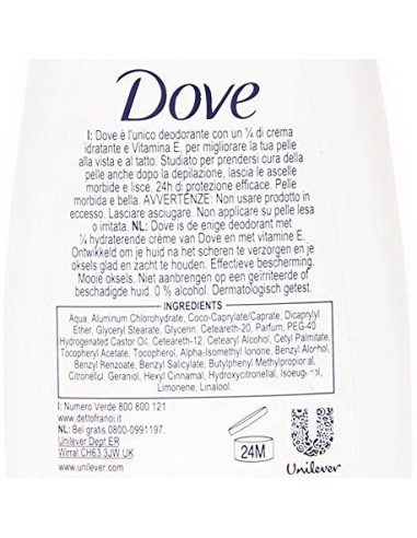 dove deodorante vapo natural no-gas 75ml - original - 48h - no alcool: tuttocasashop.live: igiene e cura della persona