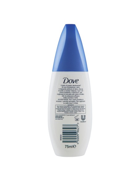 dove deodorante vapo natural no-gas 75ml - talco: tuttocasashop.live: igiene e cura della persona