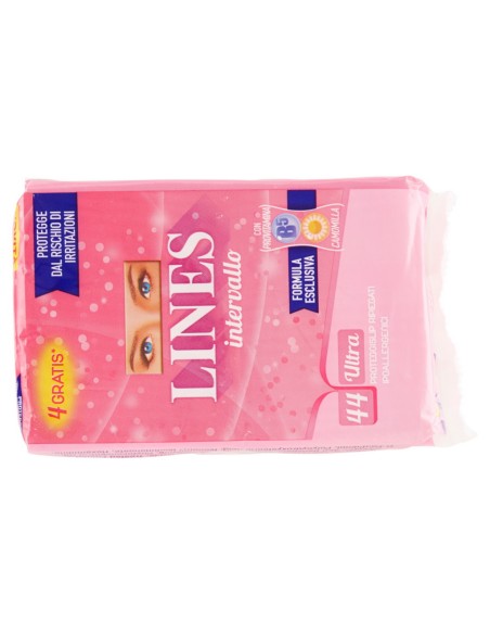 lines intervallo assorbenti proteggislip 44pz - ripiegati - ultra: tuttocasashop.live: igiene e cura della persona