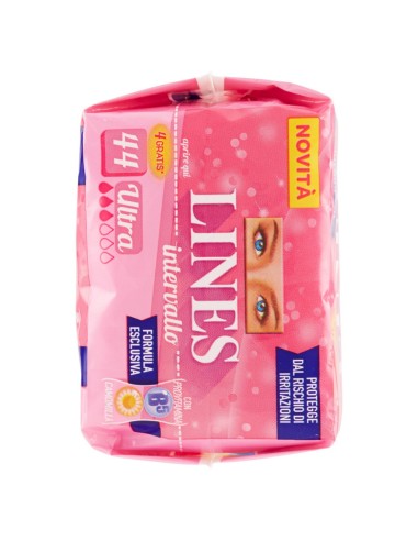 lines intervallo assorbenti proteggislip 44pz - ripiegati - ultra: tuttocasashop.live: igiene e cura della persona