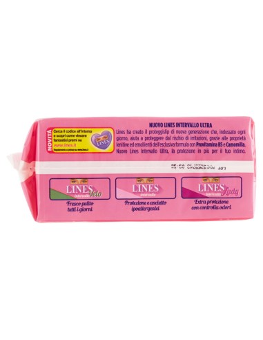 lines intervallo assorbenti proteggislip 44pz - ripiegati - ultra: tuttocasashop.live: igiene e cura della persona