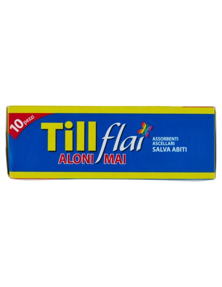 till flai aloni mai - 10 assorbenti ascellari salva macchie - odour control: tuttocasashop.live: igiene e cura della persona
