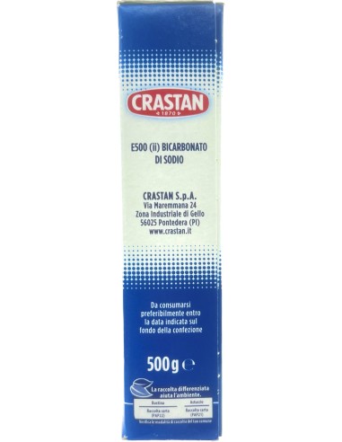 crastan bicarbonato di sodio - 500 grammi - multiuso e alimentare: tuttocasashop.live: carta & monouso