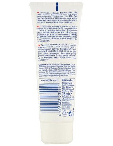 nivea deodorante crema - 75ml - dry comfort: tuttocasashop.live: igiene e cura della persona