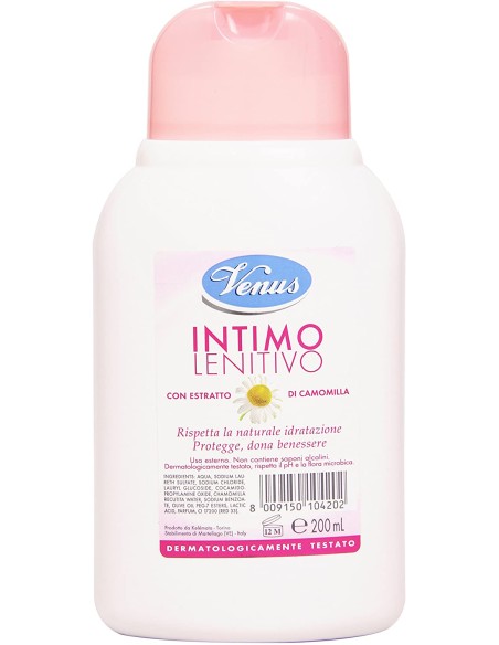 venus detergente intimo 200ml - lenitivo - con estratto di camomilla: tuttocasashop.live: igiene e cura della persona