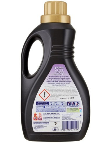 lip woolite mixnoir detersivo lavatrice e a mano - 1500ml - capi neri scuri: tuttocasashop.live: prodotti per bucato e tessuti