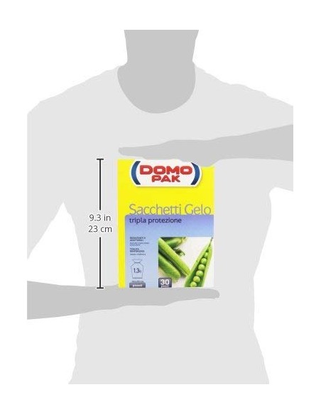 domopak 30 sacchi gelo piccoli - 18x25cm - per frigo o congelatore: tuttocasashop.live: carta & monouso