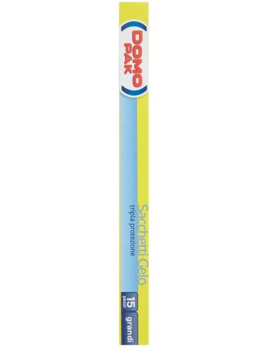 domopak 15 sacchi gelo grandi - 28x40cm - per frigo o congelatore: tuttocasashop.live: carta & monouso