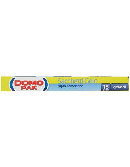 domopak 15 sacchi gelo grandi - 28x40cm - per frigo o congelatore: tuttocasashop.live: carta & monouso