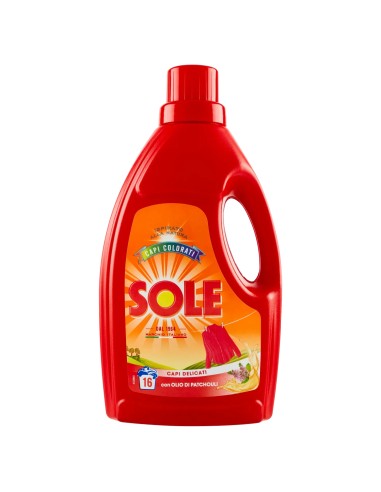 sole detersivo liquido 16 lavaggi 1l - tutti i colori - capi colorati: tuttocasashop.live: prodotti per bucato e tessuti