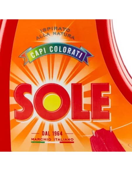 sole detersivo liquido 16 lavaggi 1l - tutti i colori - capi colorati: tuttocasashop.live: prodotti per bucato e tessuti