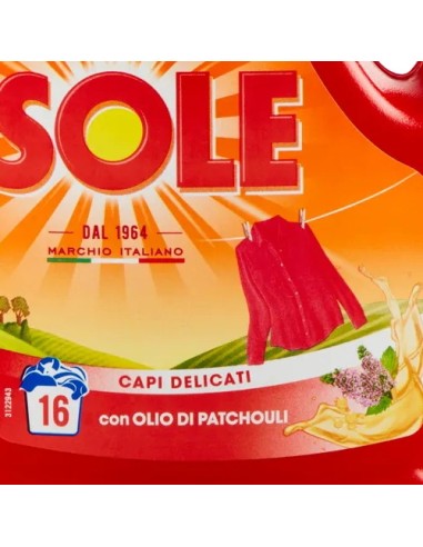 sole detersivo liquido 16 lavaggi 1l - tutti i colori - capi colorati: tuttocasashop.live: prodotti per bucato e tessuti
