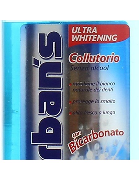 durbans collutorio per igiene dentale 500ml - whitening - con bicarbonato: tuttocasashop.live: igiene e cura della persona