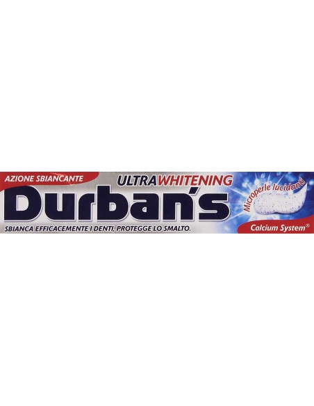 durbans dentifricio 75ml - ultra white - sbiancante: tuttocasashop.live: igiene e cura della persona