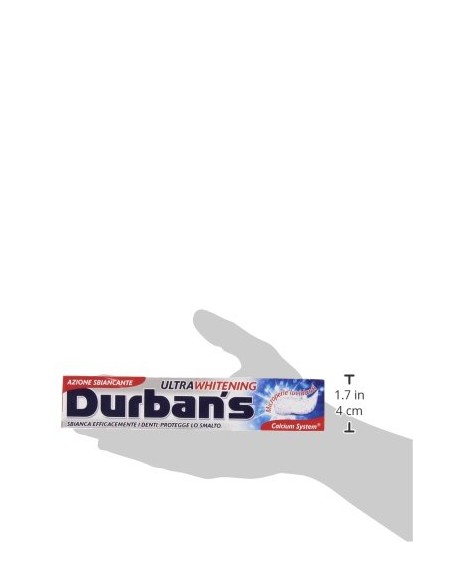 durbans dentifricio 75ml - ultra white - sbiancante: tuttocasashop.live: igiene e cura della persona