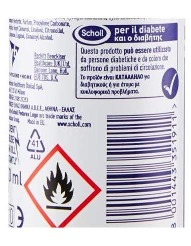 dr.scholl deodorante spray 150ml - per piedi: tuttocasashop.live: igiene e cura della persona