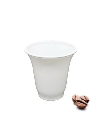 imb bicchieri monouso in plastica formato caffe' 80cc 100pz bianchi: tuttocasashop.live: carta & monouso
