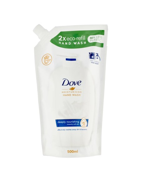 dove sapone liquido 500ml - classico - original - busta ecoricarica: tuttocasashop.live: igiene e cura della persona