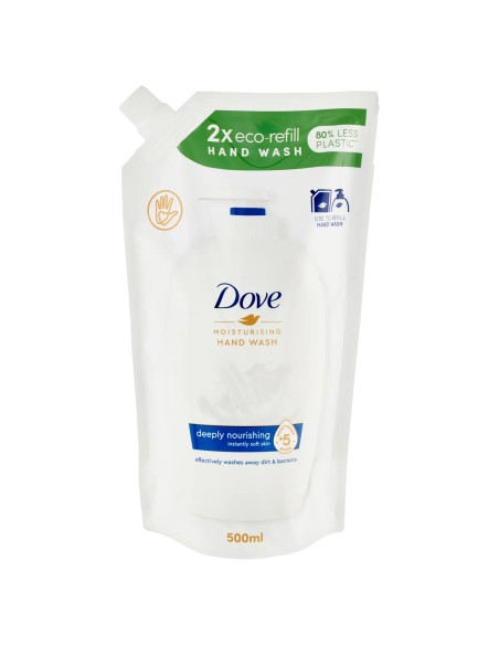 dove sapone liquido 500ml - classico - original - busta ecoricarica: tuttocasashop.live: igiene e cura della persona