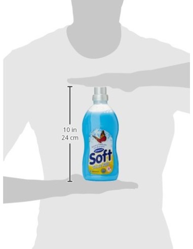 soft ammorbidente concentrato 30 lavaggi 750ml - blu - classico: tuttocasashop.live: prodotti per bucato e tessuti
